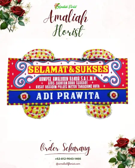 Papan Bunga Ucapan Selamat Kadudampit